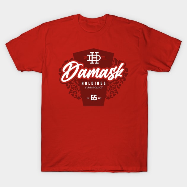 Damask Holdings T-Shirt by MindsparkCreative